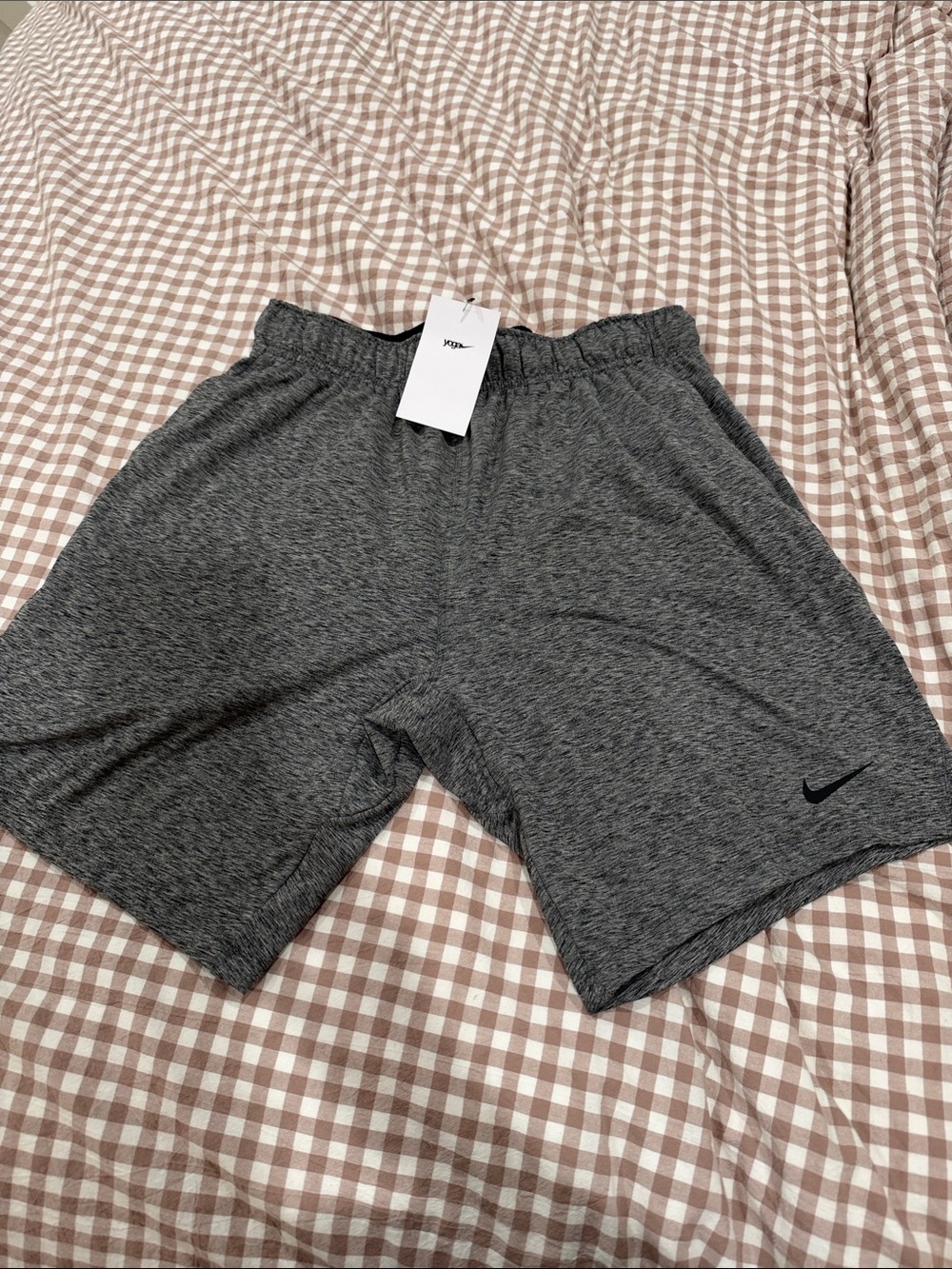 Nike Men's Dark Gray Heather Athletic Shorts